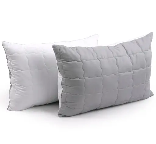 Подушка Руно 50х70 силиконовая на молнии Grey White 310.52_Grey White - фото 2