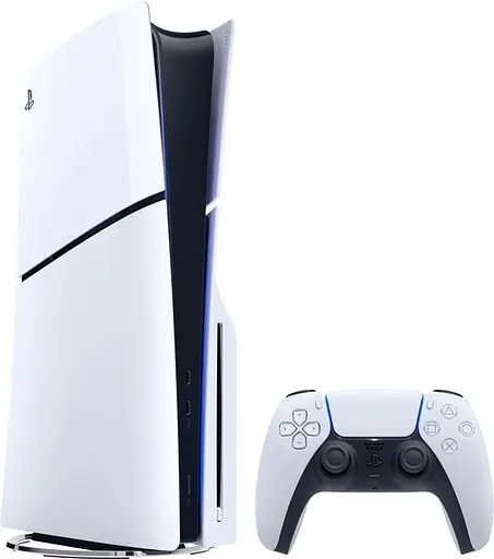 Игровая приставка Sony PlayStation 5 Slim White с Blu-ray приводом (CFI-2008) - фото 1