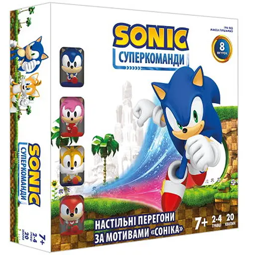 Настольная игра Geekach Games Соник. Суперкоманды (Sonic Super Teams) (укр.) (GKCH094S) - фото 1
