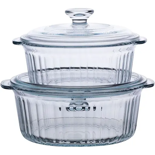 Набір каструль Yiwu із боросилікатного скла 1,5/2,3 л HP-34-26 - фото 6