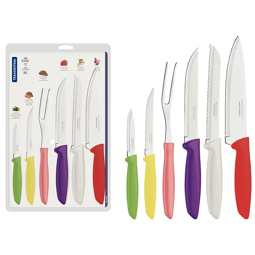 Набор ножей Tramontina Plenus, 6 предметов (6409078) - фото 2