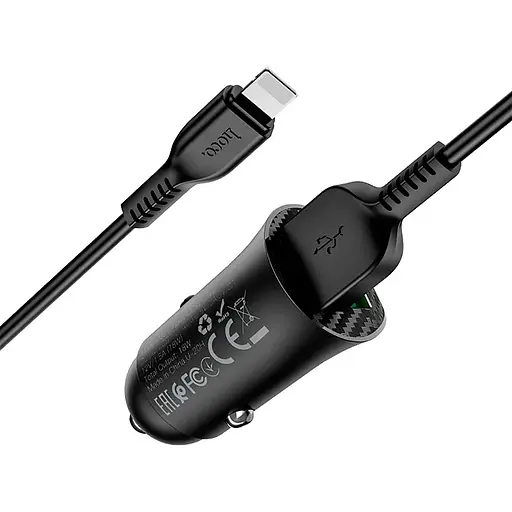 Зарядний пристрій Hoco Z39 lightning QC3.0 2 x USB/18W - фото 3