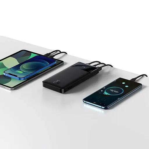 Зовнішній акумулятор Baseus Bipow Overseas 20W 10000mAh Black (PPBD050301) [79289] - фото 7