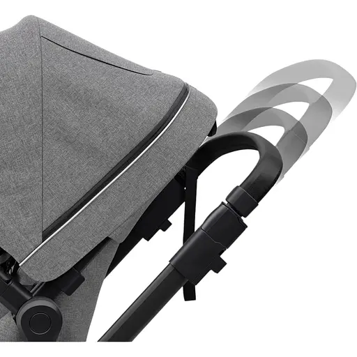 Детская коляска Thule Sleek Black/Grey Melange (TH 11000021) - фото 8