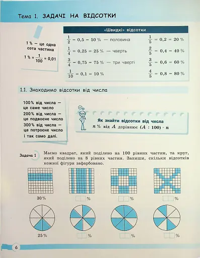НУШ. Математика 6 клас. Навчаємось розв'язувати задачі - фото 4