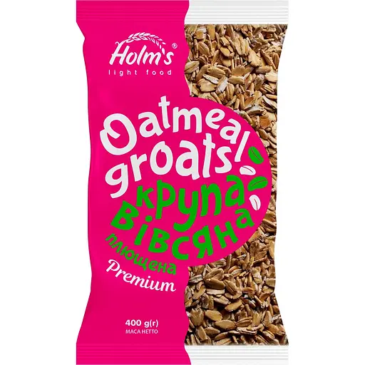 Крупа овсяная Holm's light food плющенная 400 г