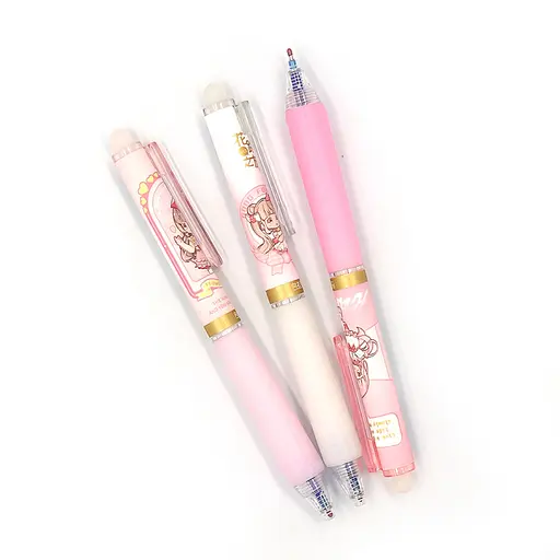 Ручка автоматическая пиши-стирай Aodemei Girl, 0.5 мм, синяя, 12 шт.