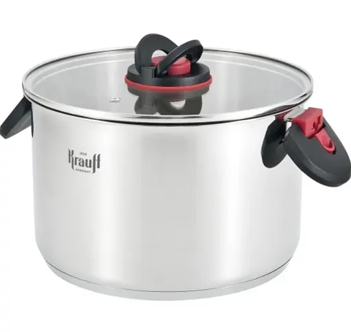 Каструля Krauff зі скляною кришкою 6.1 л 24 см (26-303-022)