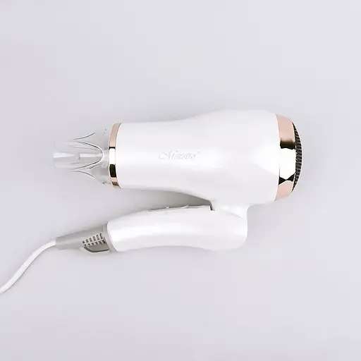Маленький дорожній складний міні фен Gemei Maestro MR-203 для сушіння укладання волосся компактний електрофен 1200 Вт - фото 2
