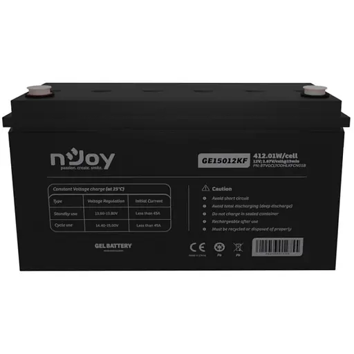 Аккумуляторная батарея nJoy GE15012KF 12V 150AH GEL (BTVGCLTODHLKFCN01B) - фото 3