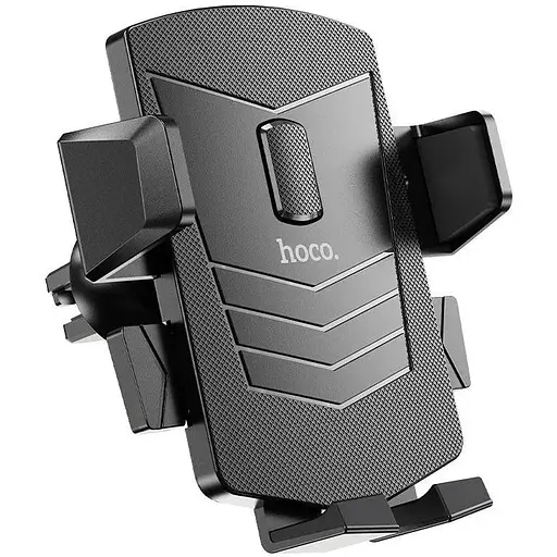Холдер Hoco CA86 Davy one-button air outlet car holder Черный - фото 1
