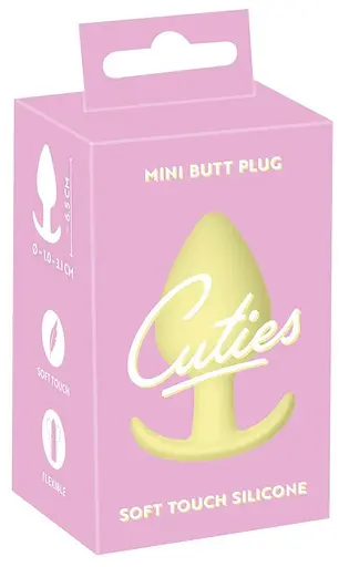 Анальна пробка Orion Cuties 6.5 см (жовтий)