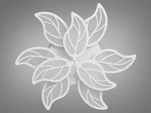 LED люстра на пульті з диммером, 3-х кольоровим підсвічуванням - фото 4