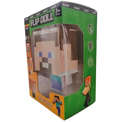Фигурка-перевёртыш Minecraft Стив и Алекс 2в1 (A111) - фото 2