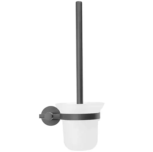 Йоршик для унітазу Rea Gun black 322234A REA-77099, Нікель - фото 4