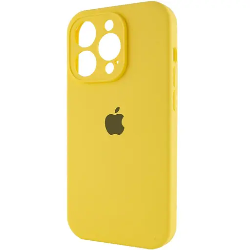 Чохол Epik Silicone Case Full Camera Protective AA для Apple iPhone 15 Pro Max 6.7 Жовтий/Yellow - фото 3