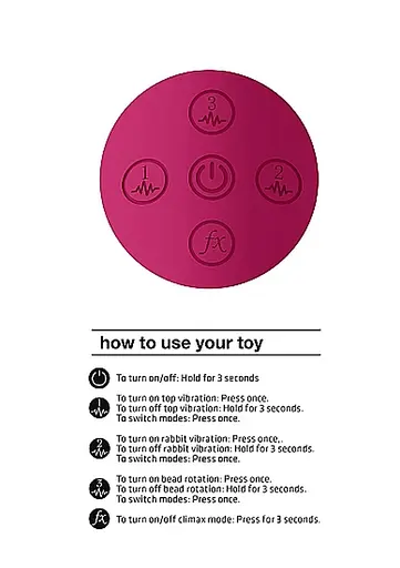 Вибратор-кролик Vive Izara, 22 см (розовый) - фото 9