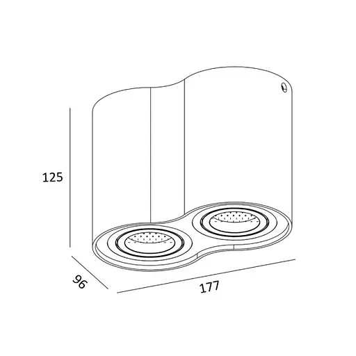 Світильник точковий Zuma Line 50407-BK RONDOO - фото 2