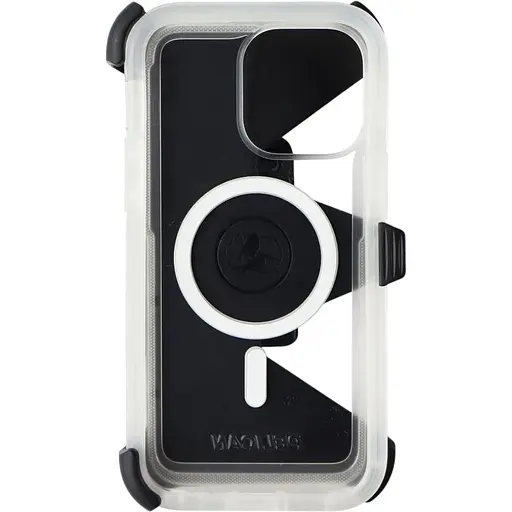 Противоударный чехол с клипсой Pelican Voyager MagSafe для iPhone 14 Pro (6.1") Clear аналог OtterBox Defender - фото 3