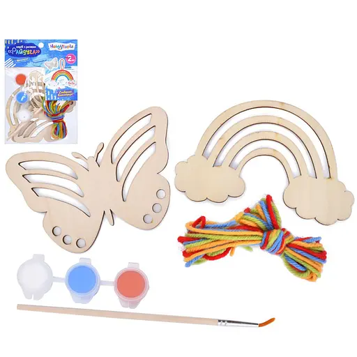 Набор для творчества "Радуга" M5877UA краски 3 цвета, нитки