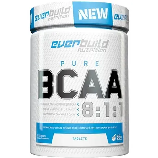 Аминокислоты Everbuild Nutrition BCAA 8:1:1 1000 мг 200 таблеток