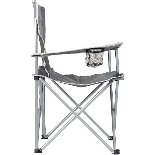 Кресло раскладное Bo-Camp Foldable Compact серое (1267192) - фото 3