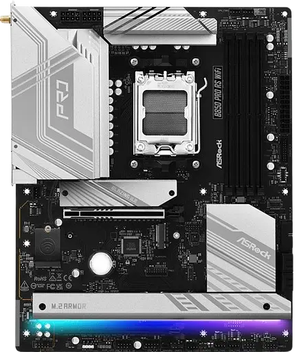 Материнська плата ASRock B850 Pro RS WiFi Socket AM5 (B850 Pro RS WiFi) - фото 2
