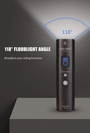 Велосипедный фонарь (велофара) Gaciron V9M-1000 Lumen USB батарея 4000mAh (Черный) - фото 6