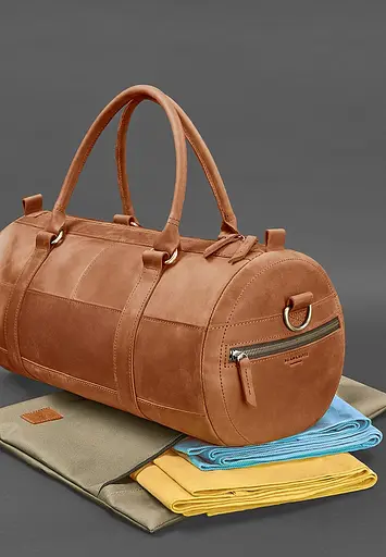 Шкіряна сумка Harper Світло-коричнева Crazy Horse - фото 5