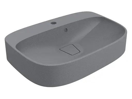 Умивальник Miraggio Lifou mirastone gray 0000992, Сірий - фото 2
