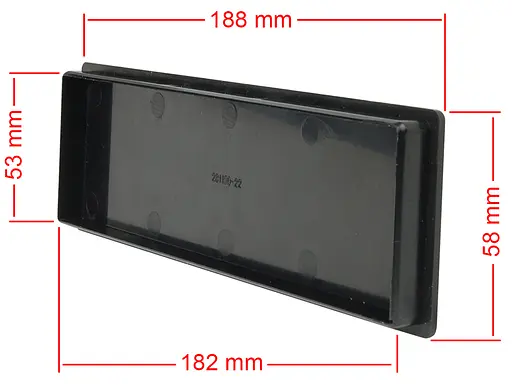 Декоративная заглушка для магнитолы 1 DIN ACV 281190-22 - фото 4