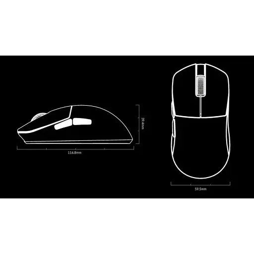 Мышь Lemokey G1 Wireless 8K White (G1-A2) [145027] - фото 11