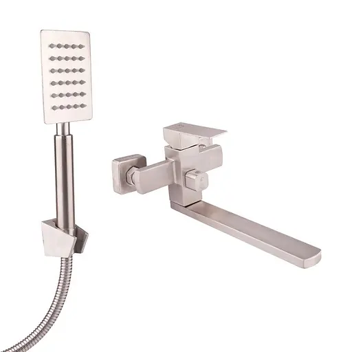 Змішувач для ванни Lidz (NKS) 10 30 005-1 Никель - фото 1