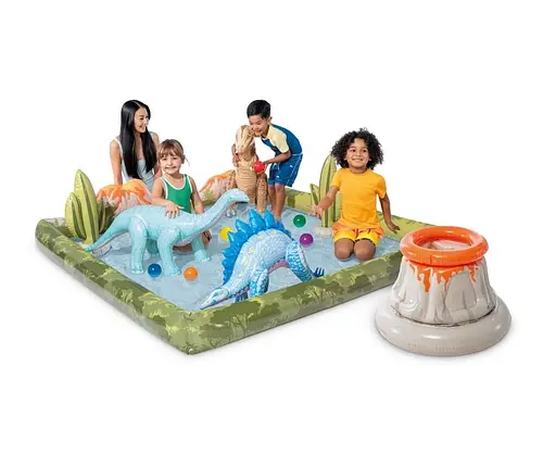 Детский игровой центр Intex 56132 Парк динозавров 201 x 201 x 36 см 410 л - фото 2