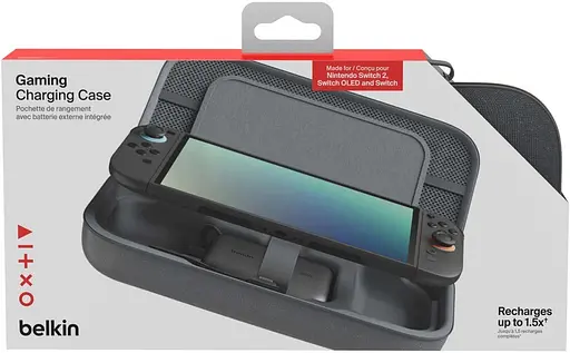 Чехол Belkin из акумулятором 10000mAh для Nintendo Switch 2 Charcoal - фото 12