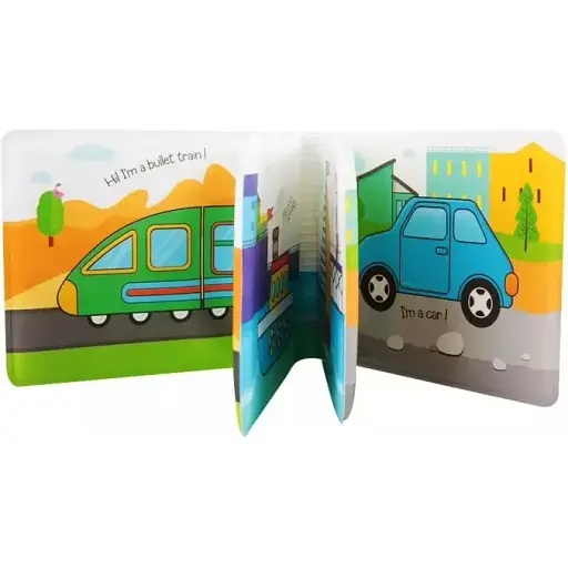 Игрушка книга для купания Bambi Книга Транспорт A531-2-3 - фото 3