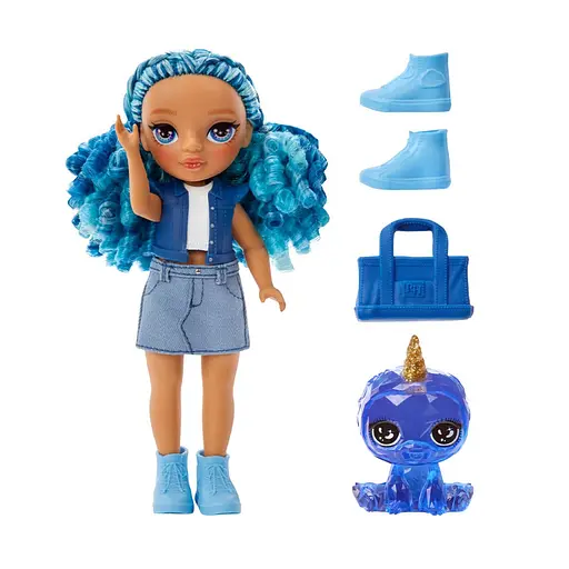 Игровой набор с куклой Сапфира Rainbow High 531197 серии Littles с аксессуарами - фото 5