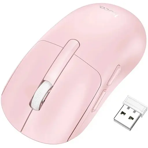 Бездротова миша Hoco DI88 рожевий - фото 1