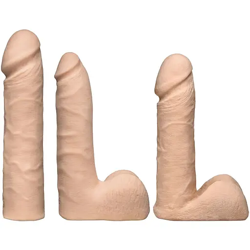 Набор для страпона Doc Johnson Vac-U-Lock Dual Density UltraSkyn Set - фото 2