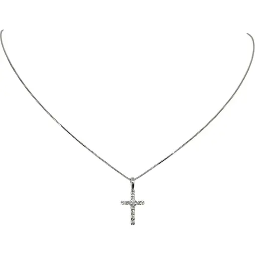 Золотое колье ЮЗ "Багет" с бриллиантами. 85070/1 45