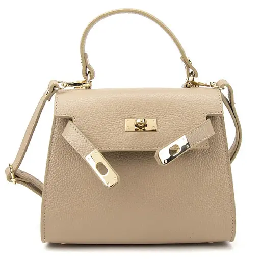 Невелика класична шкіряна сумочка Firenze Italy F-IT-9866T-1