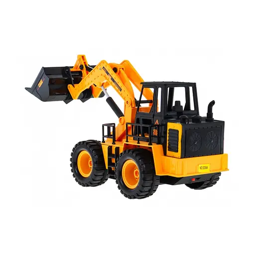 Бульдозер Ramiz ручной для детей 6+ умный браслет + подвижная ложка желтый 9304A - фото 4