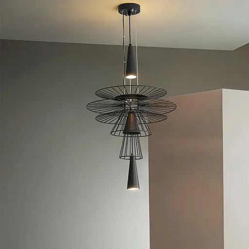 Дизайнерський світильник Gravity | Line F | Арт. D9056-600 BK - фото 8