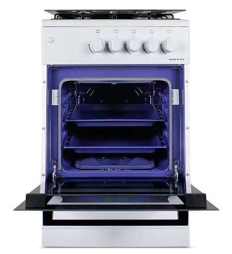 Плита газова Artel APETITO 50 10-G WHITE - фото 3