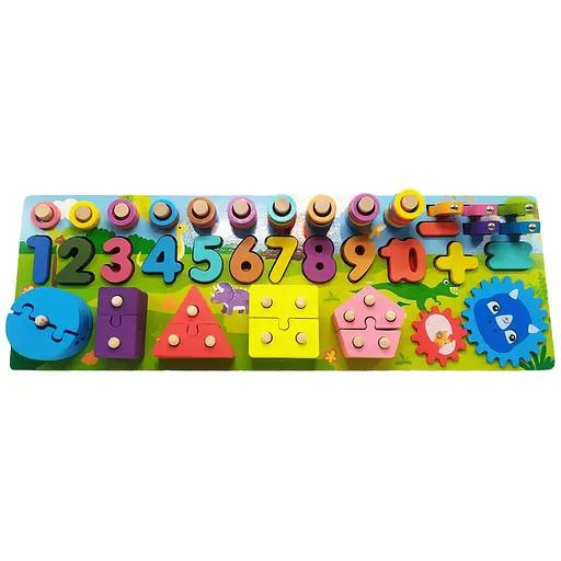 Дерев'яна Логічна гра "Математика" 61438 - фото 2