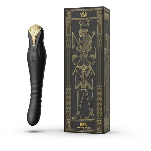 Вібратор Zalo King Vibrating Thruster 30.2 см чорний - фото 8