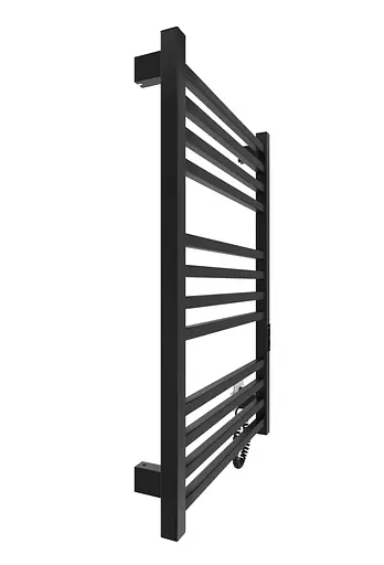 Электрический полотенцесушитель HF London 770x530 black matte 6.1.0102.06.BM, Черный матовый, универсальное (коннектор), Электронный - фото 3