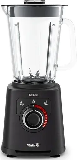Миксер Tefal блендер стационарный Perfectmix+ 1200Вт чаша-2000мл емкость для смузи стекло черный - фото 3
