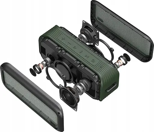 Колонка бездротова — портативна акустика Divoom Voombox-Rock зелена - фото 4