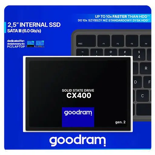 Накопичувач SSD 256GB GoodRAM CX400 2.5 SATA III 3D NAND - фото 4